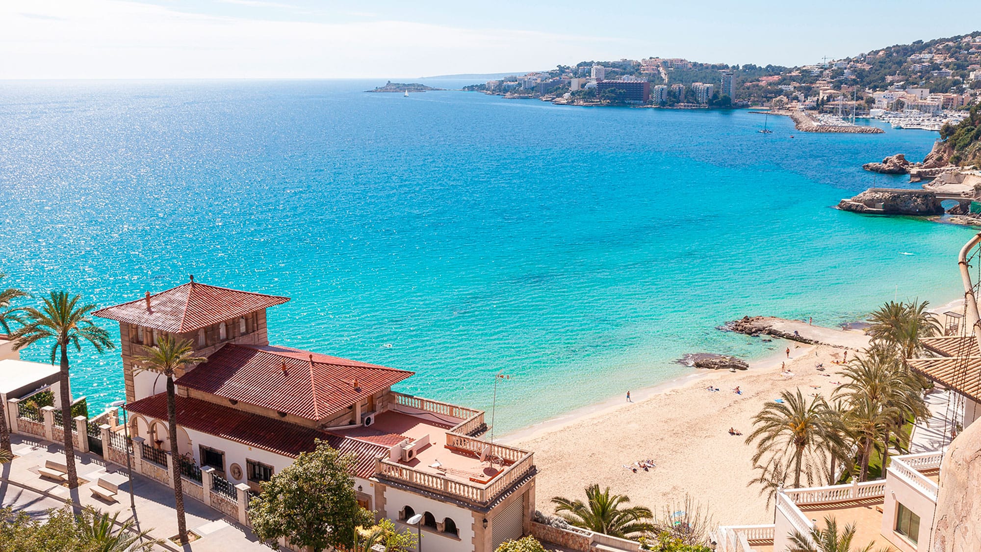 Shore of Cala Major in Mallorca.