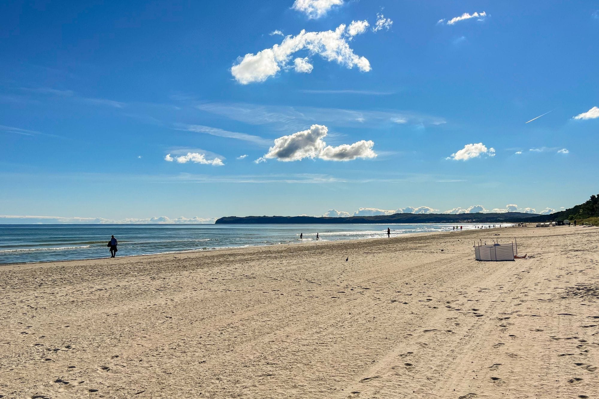 The beach of Prora, Germany.