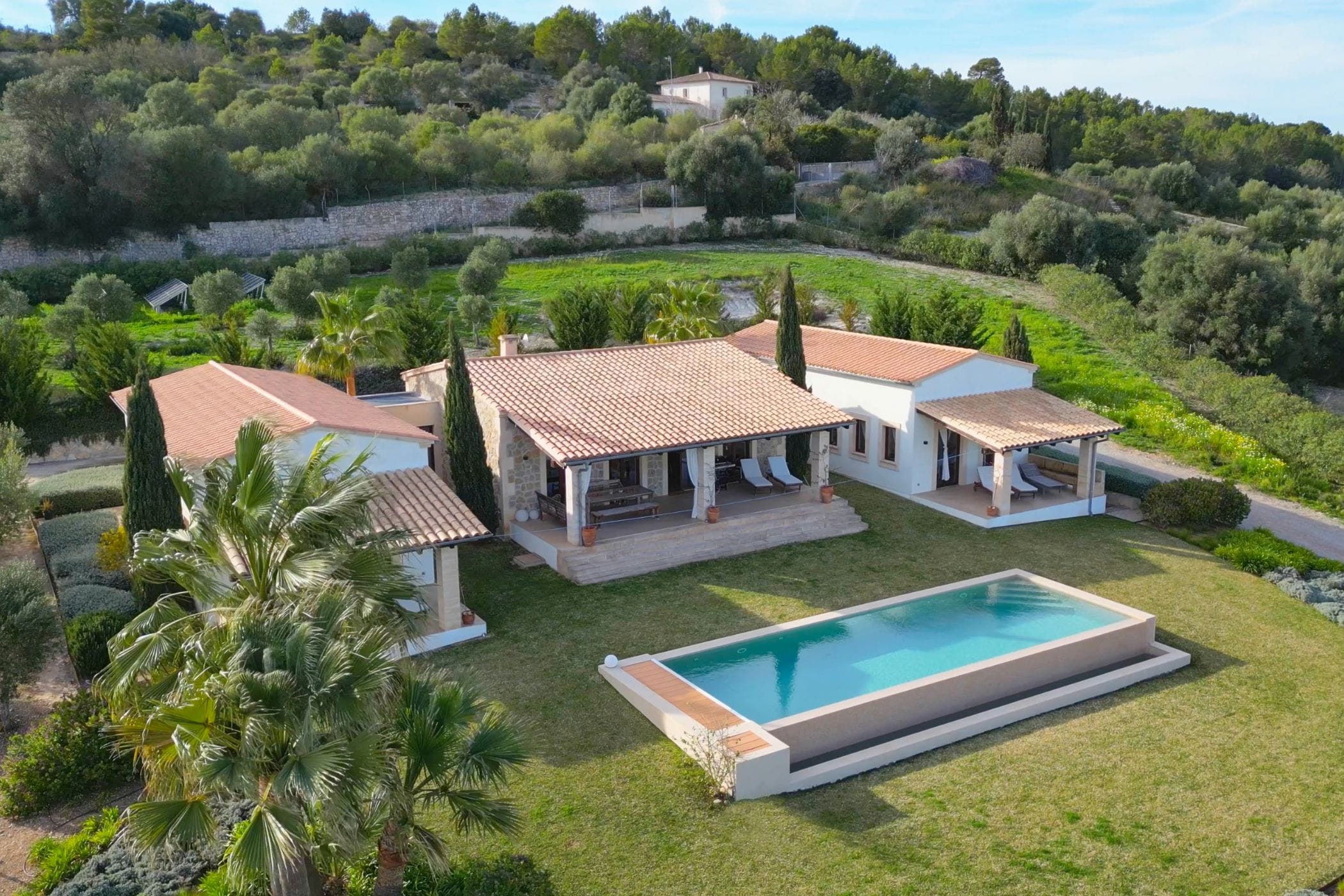 Modern finca in Mallorca.