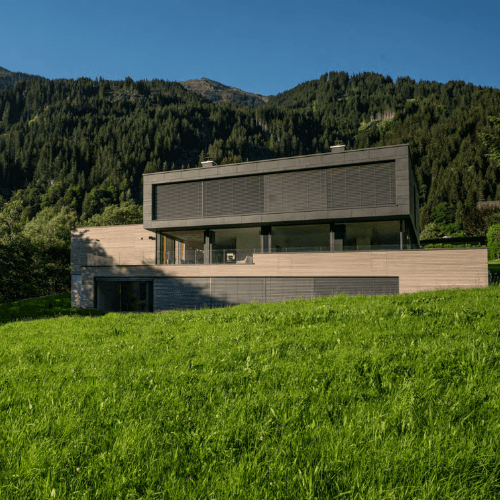 Modern chalet in Austria.